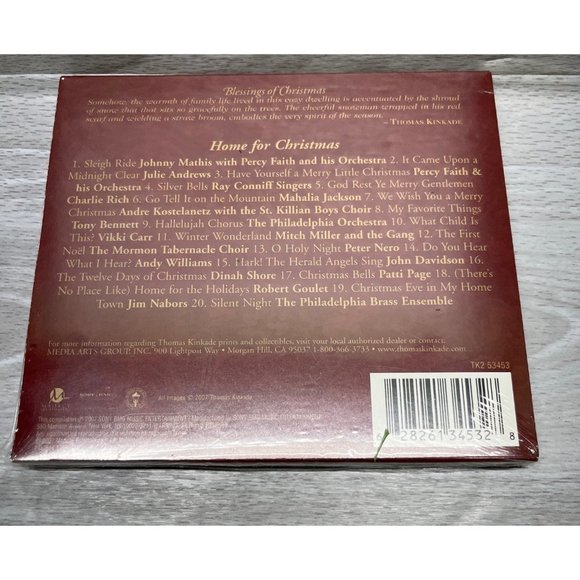 Thomas Kinkade Home for Christmas CD Blessing of Christmas New Various Artists - Picture 3 of 4